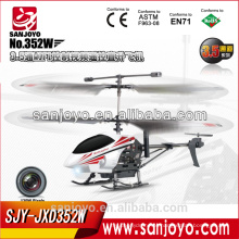 352 W 3.5CH Wifi RC Helicóptero Com Câmera &amp; Transmissão em Tempo Real de Vídeo rc voando brinquedos drone helicóptero com câmera